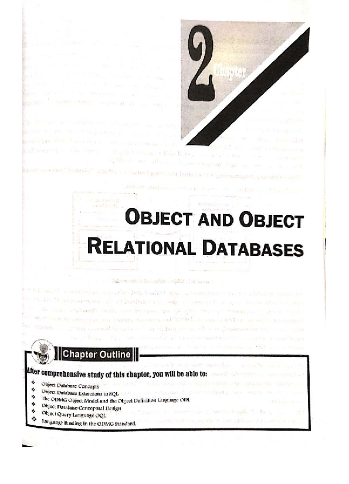 2 Chapter Object and Object Relational Databases: Key Concepts and ...