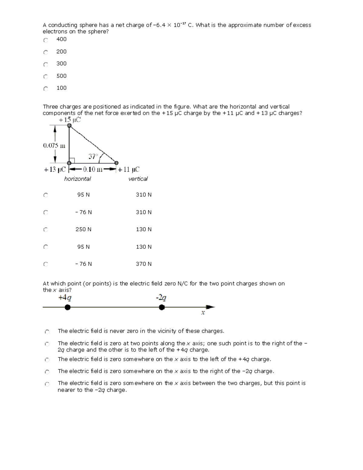PHYS 2002 Test 1 Review - Practice Problems and Solutions - Studocu