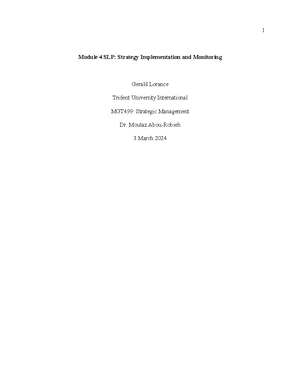 MGT499 Case 3 - use only as a guided example, do your own work - 1 ...