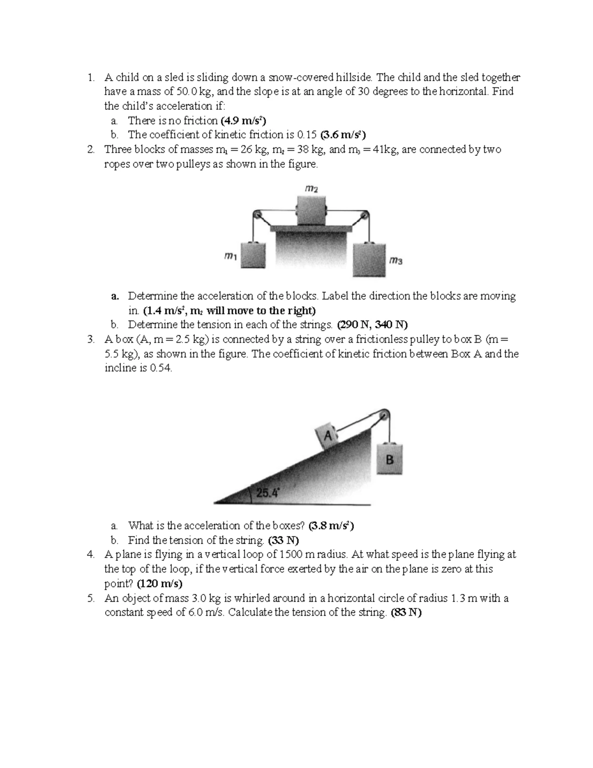Physics 11 Final Exam Formula Sheet: Kinematics & Dynamics - Studocu