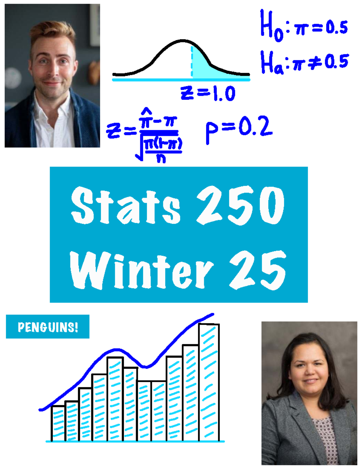 Poster - Course Icon - Stats250 - Stats 250 Winter 25 PENGUINS! Ho ...