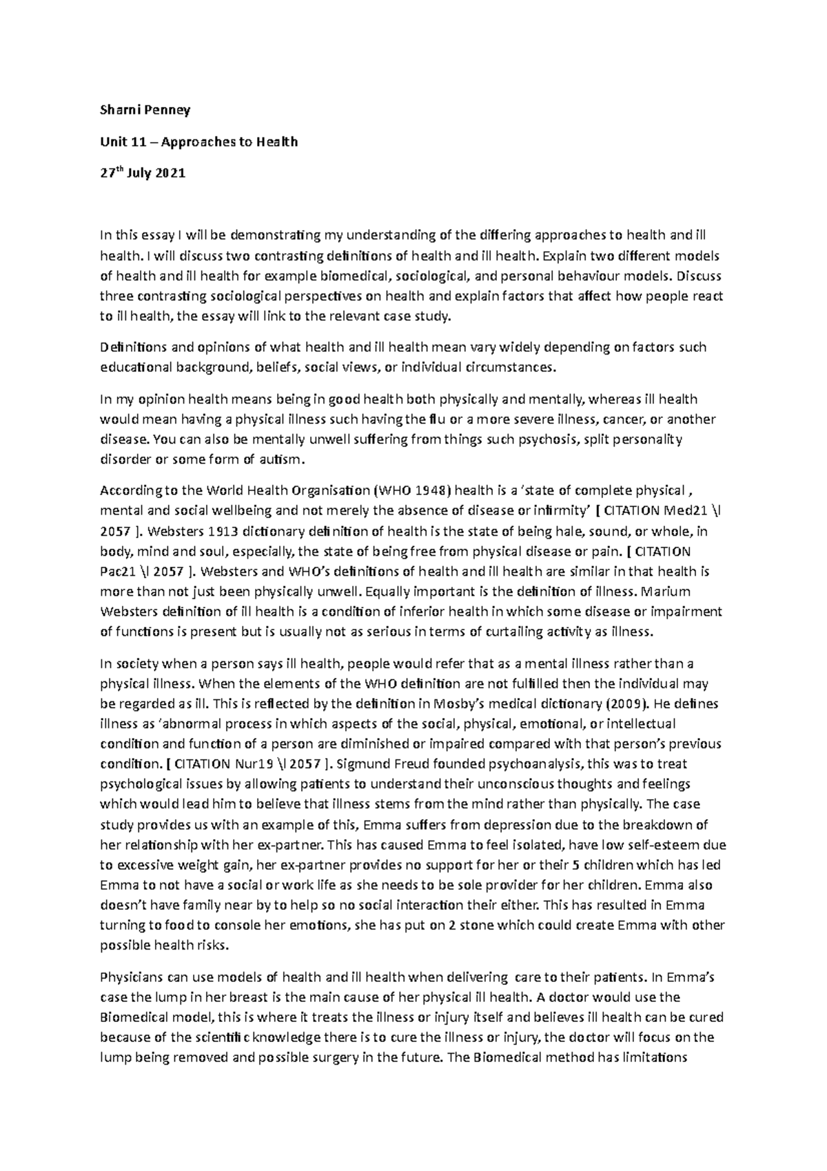 unit-11-approaches-to-health-distinction-studocu