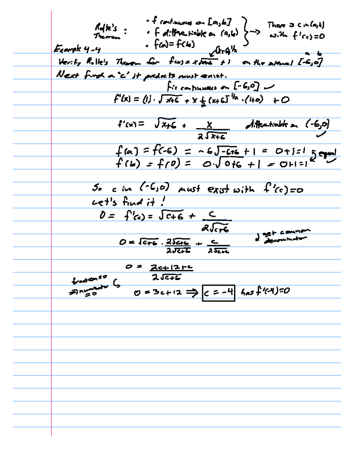 Lecture 20 Solutions: Intermediate Value Theorem and Roots Analysis ...