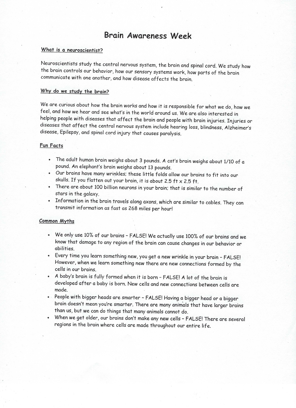 Final Exam Notes: Understanding Neuroscience and Brain Function - Studocu