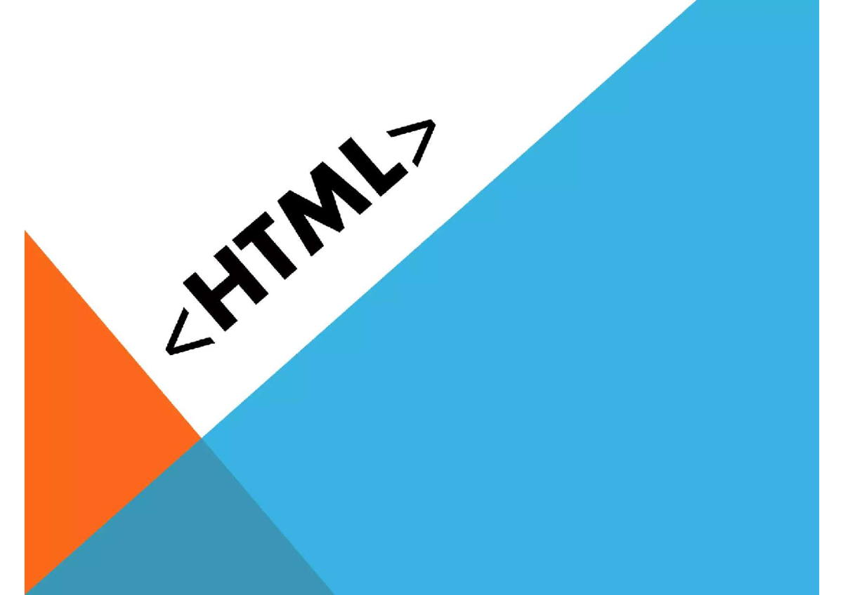 html-introduction to basics - INTRODUCTION OF Hyper Text Markup ...