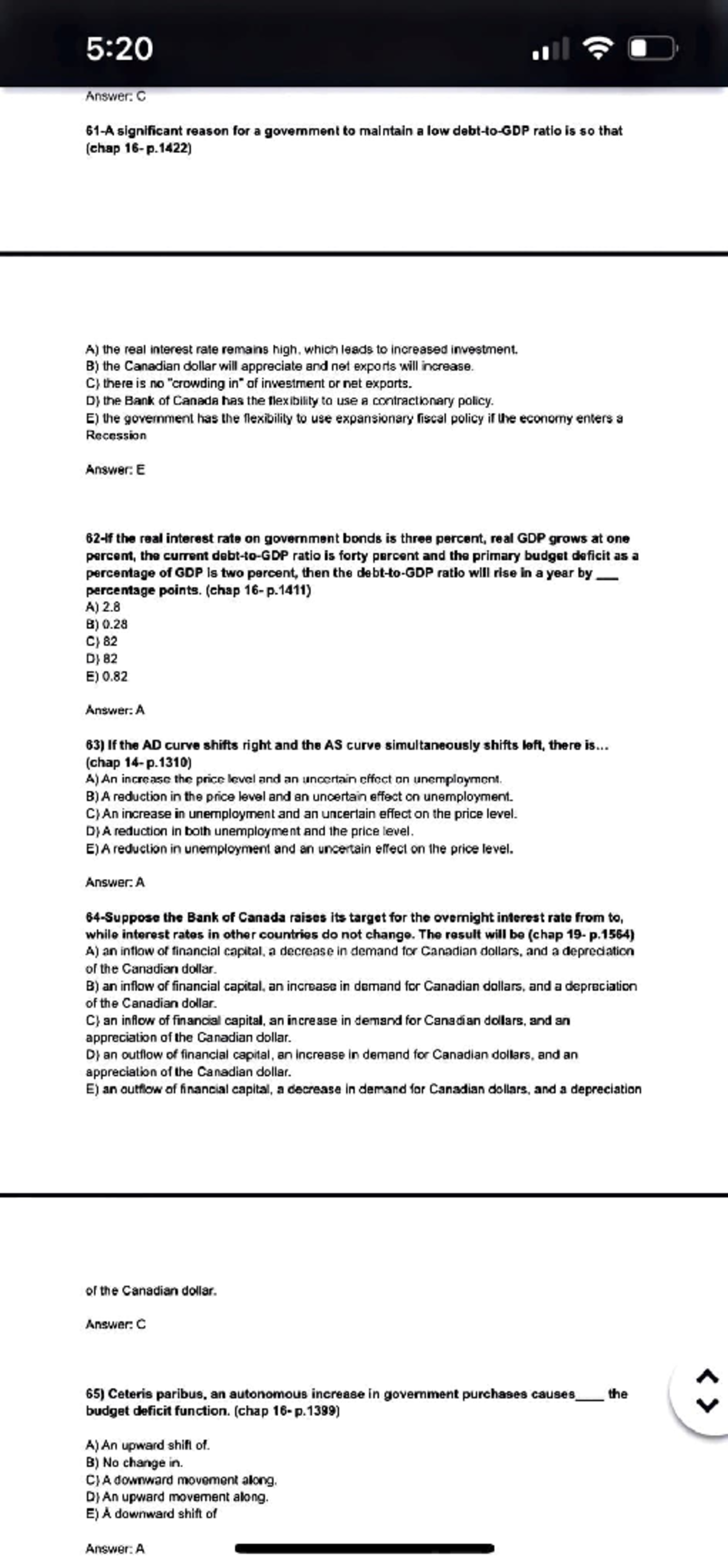ECO 101 Midterm Practice Questions and Answers - Studocu