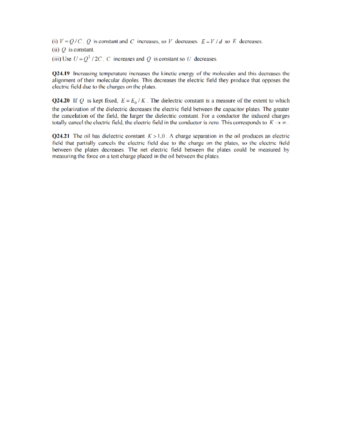 University Physics (15th Ed) - Solutions for Electric Fields and ...