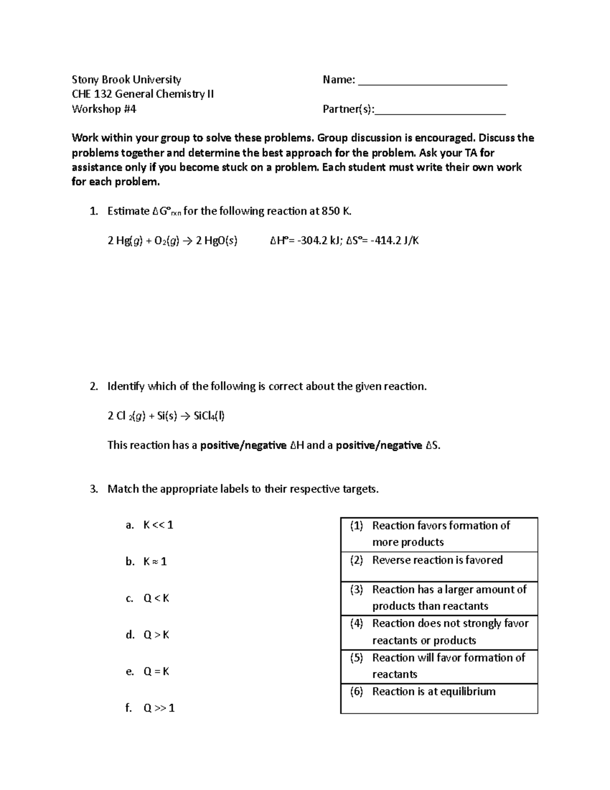 Workshop 4 Exam 1 Review - Stony Brook University Name ...