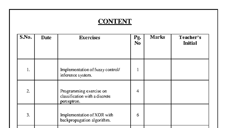 LAB Manual SOFT Computing: Exercises on Fuzzy Systems & Genetic ...
