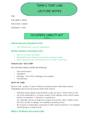 Lecture 3 notes - work - Law of contract Lecture 3 Acceptance ...