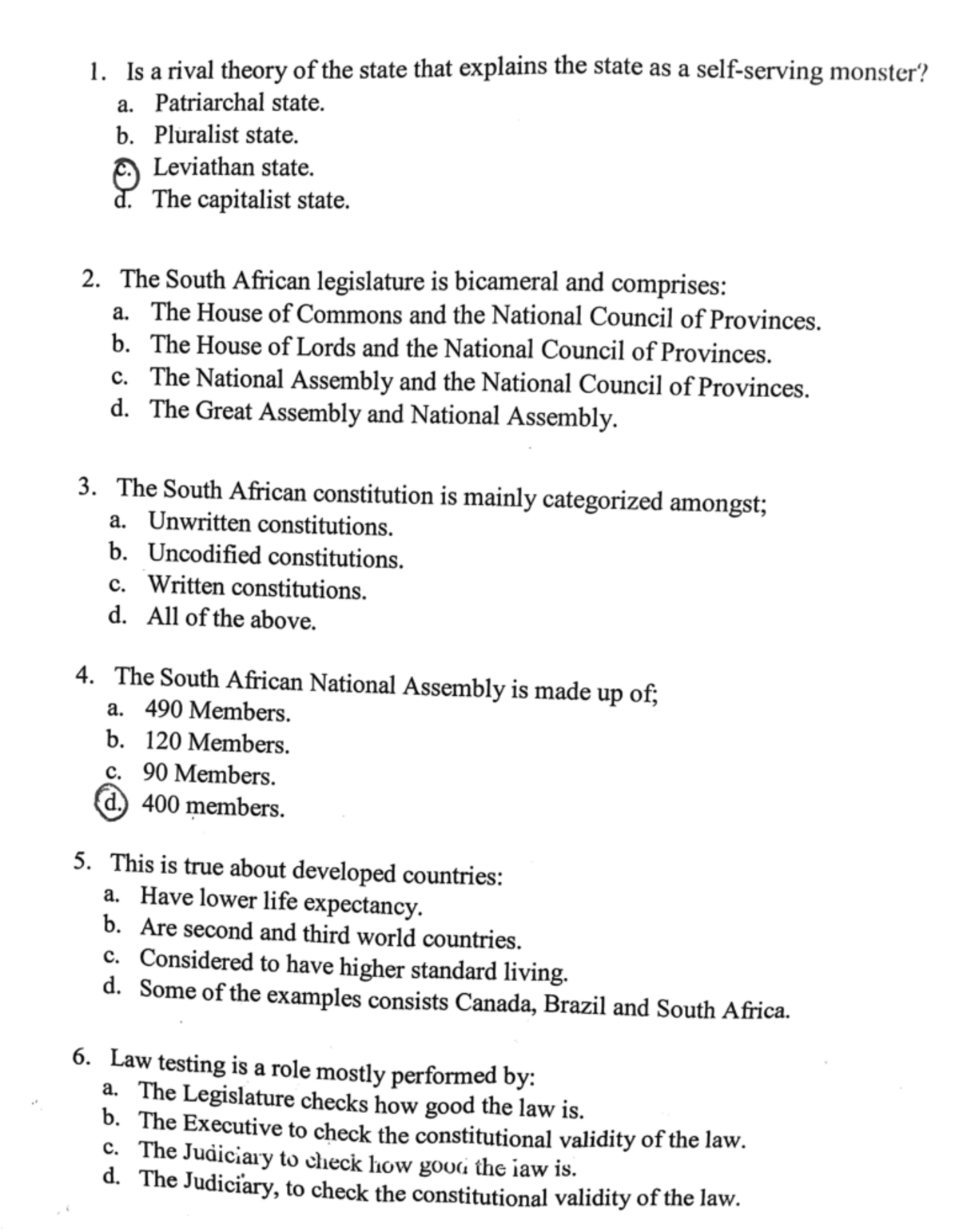 Pols 101 Final Exam 2023 - Key Concepts and Questions - Studocu