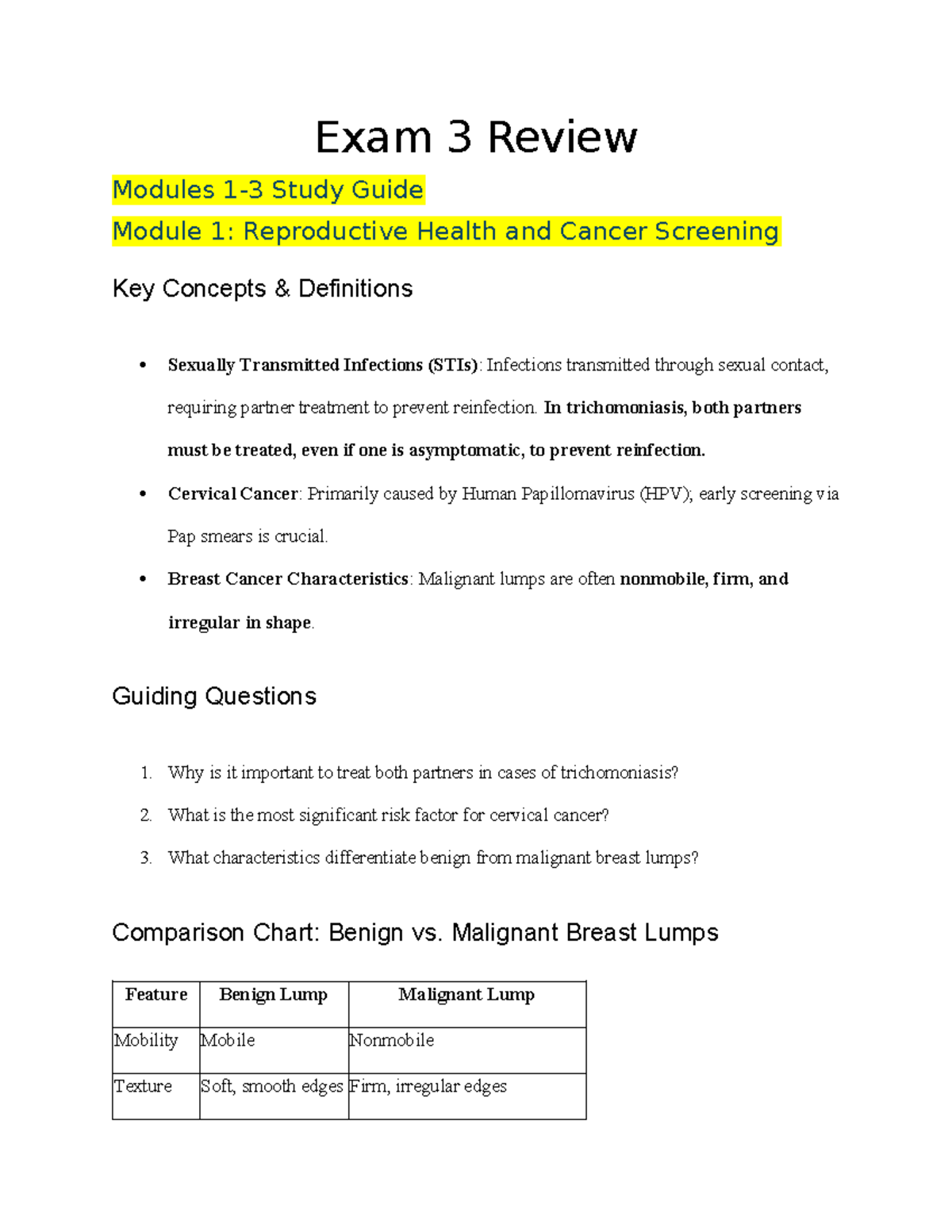 Final Exam Study Guide for Nursing (Modules 1-8) - Studocu