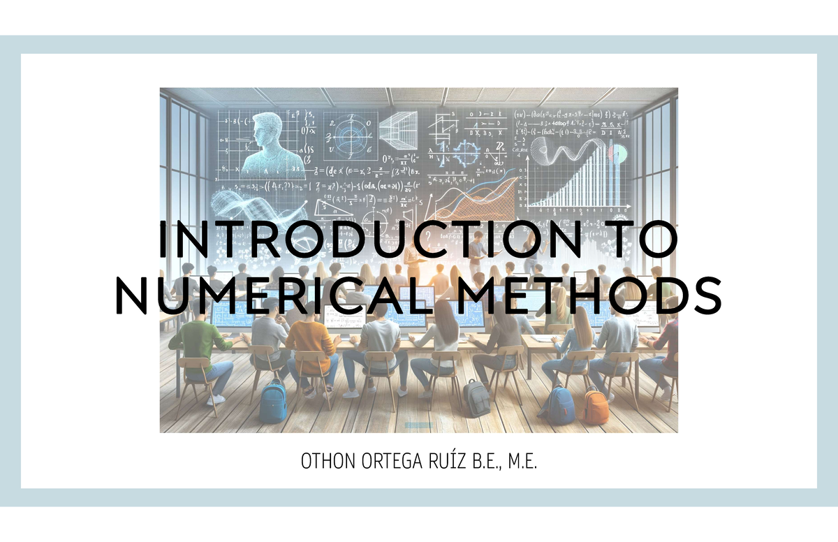 Introduction to Numerical Methods (ENG 101) - Key Concepts and ...