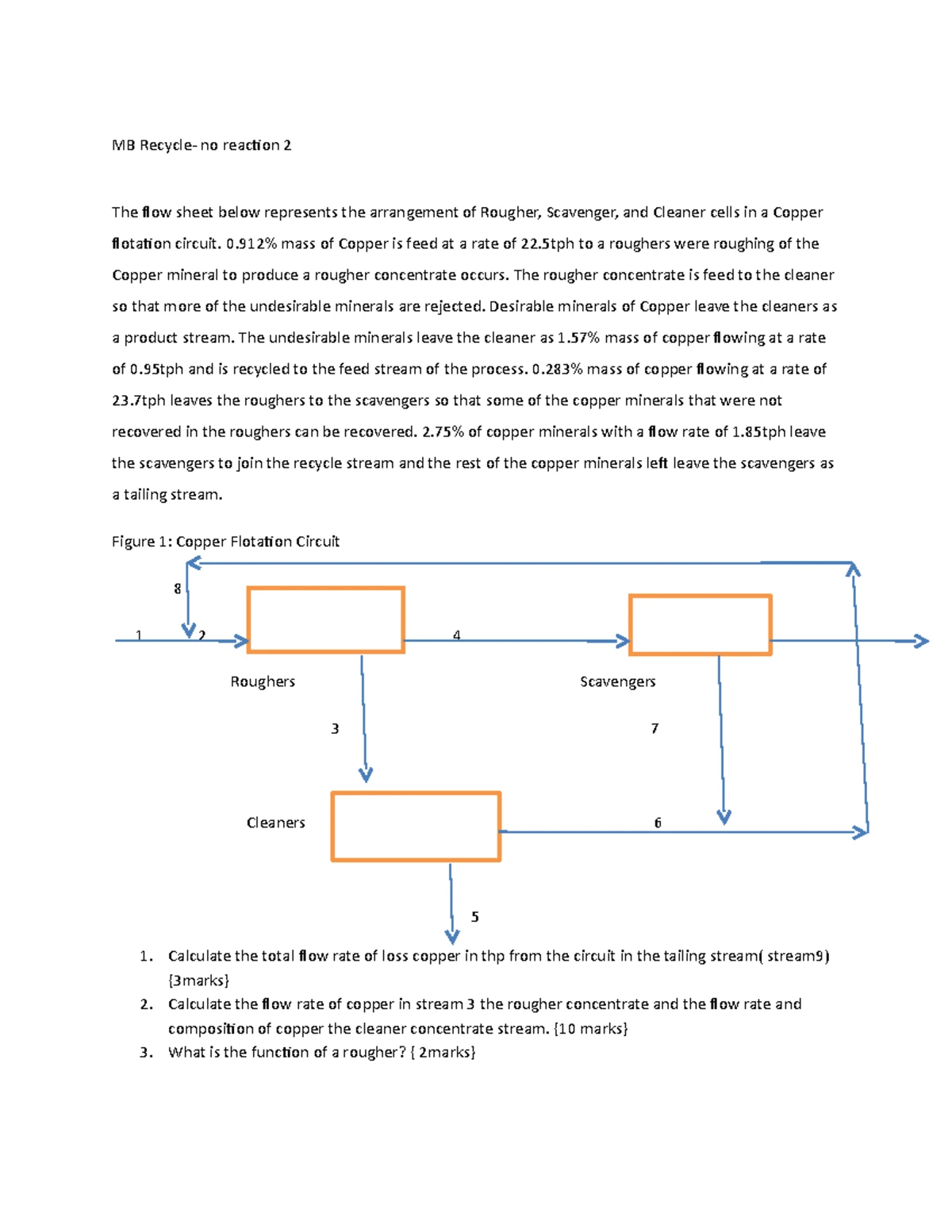 TUTORIAL 1: Intro to Material Balances & Process Flow Diagrams - Studocu