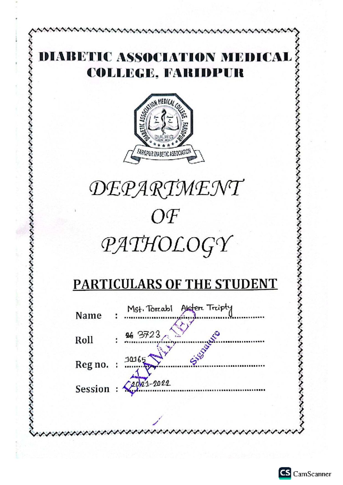 Pathology Case Studies and Reports - DF 14 - Studocu