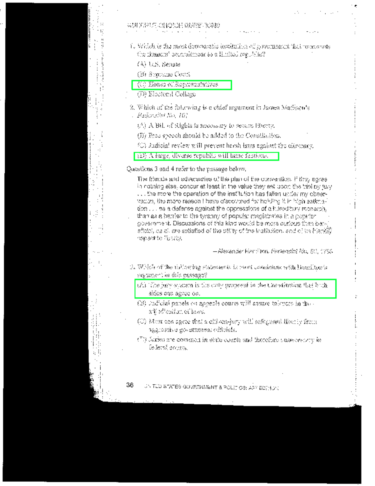 Kami Export - Amsco Unit 1 Multiple Choice Questions - Studocu