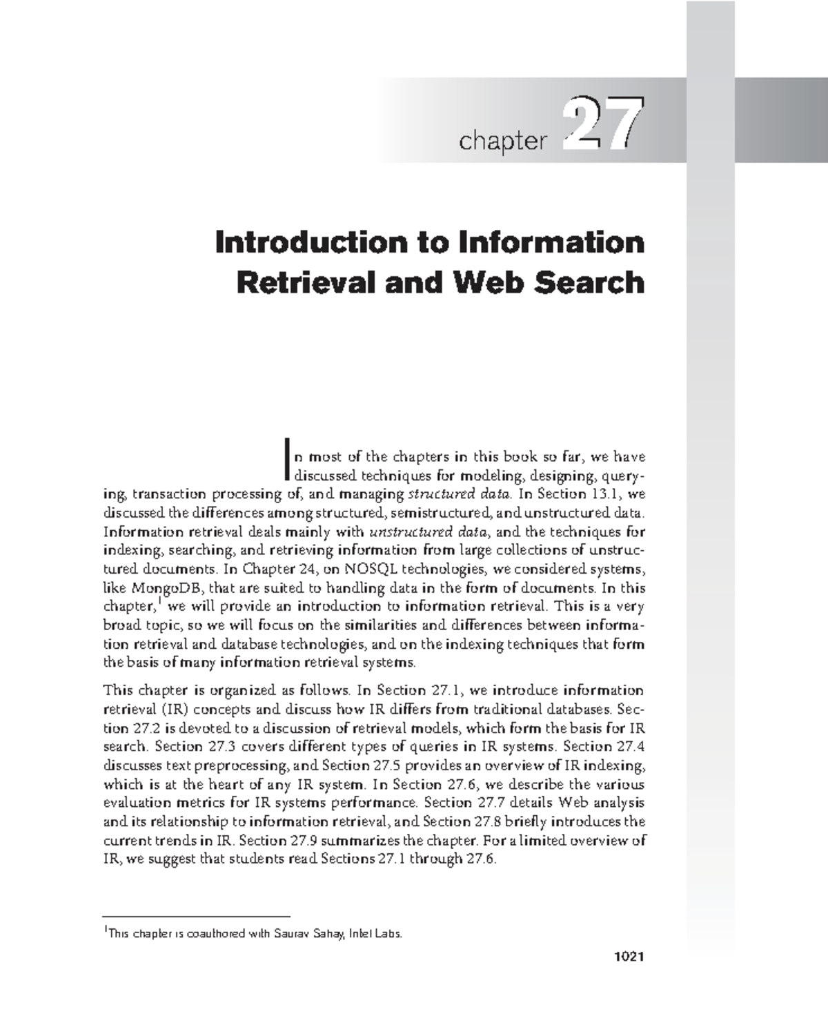 5th unit - useful - 1021 27 Introduction to Information Retrieval and ...