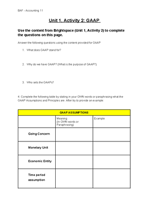 U1Activity 3 - The Accounting Equation - Exercises - The Accounting ...