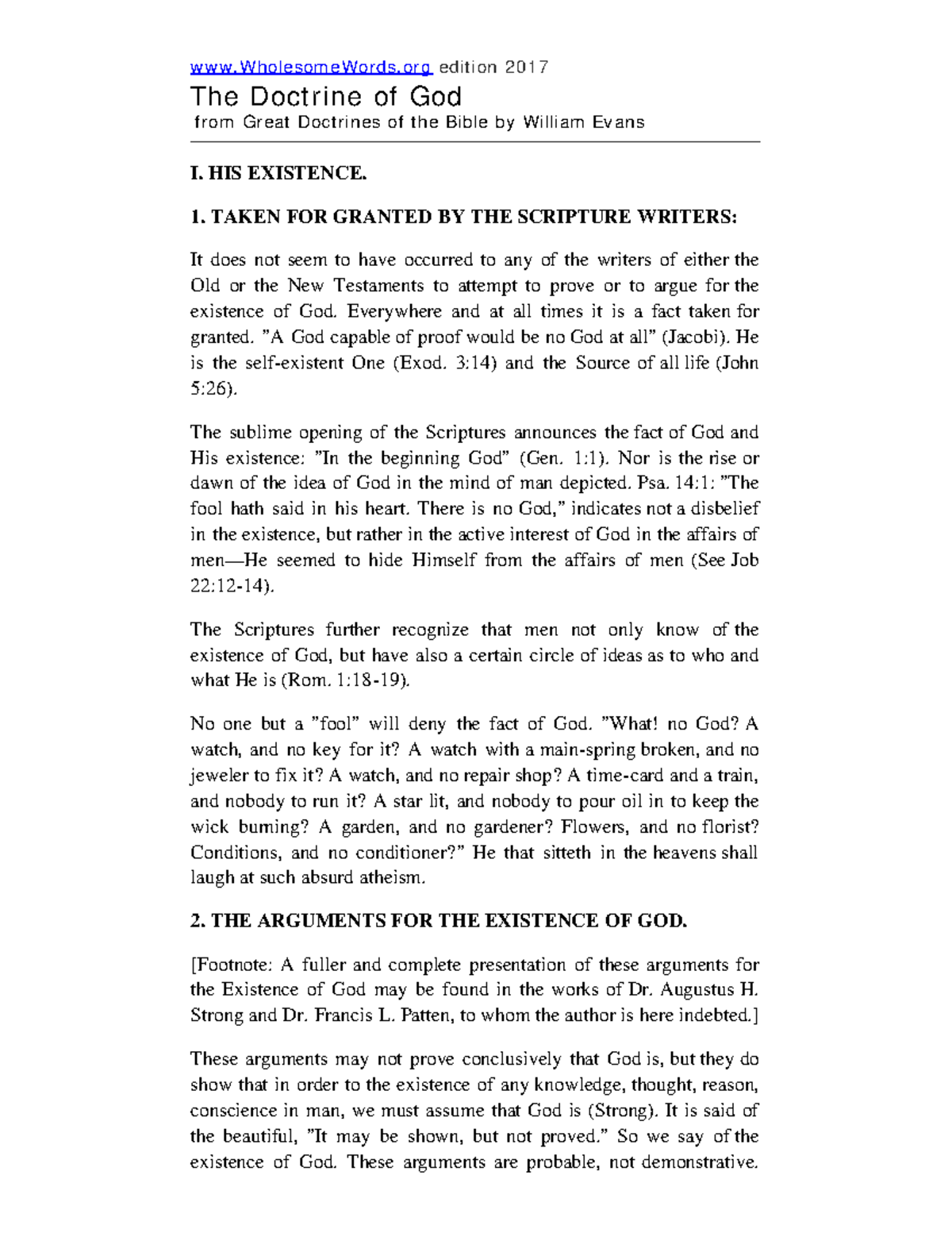 The Doctrine of God: Insights from Great Doctrines of the Bible (2017 ...