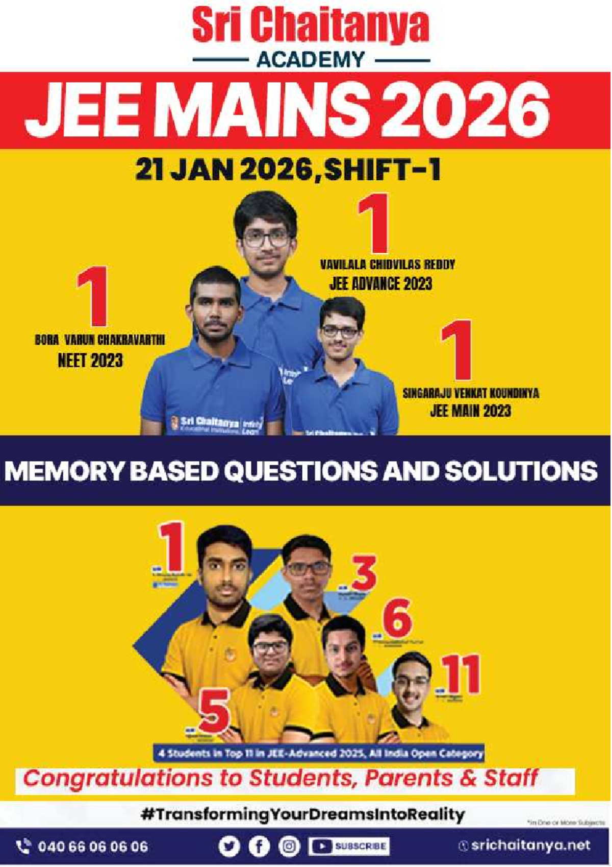 JEE Main 2026: Mathematics & Physics Practice Questions - Studocu