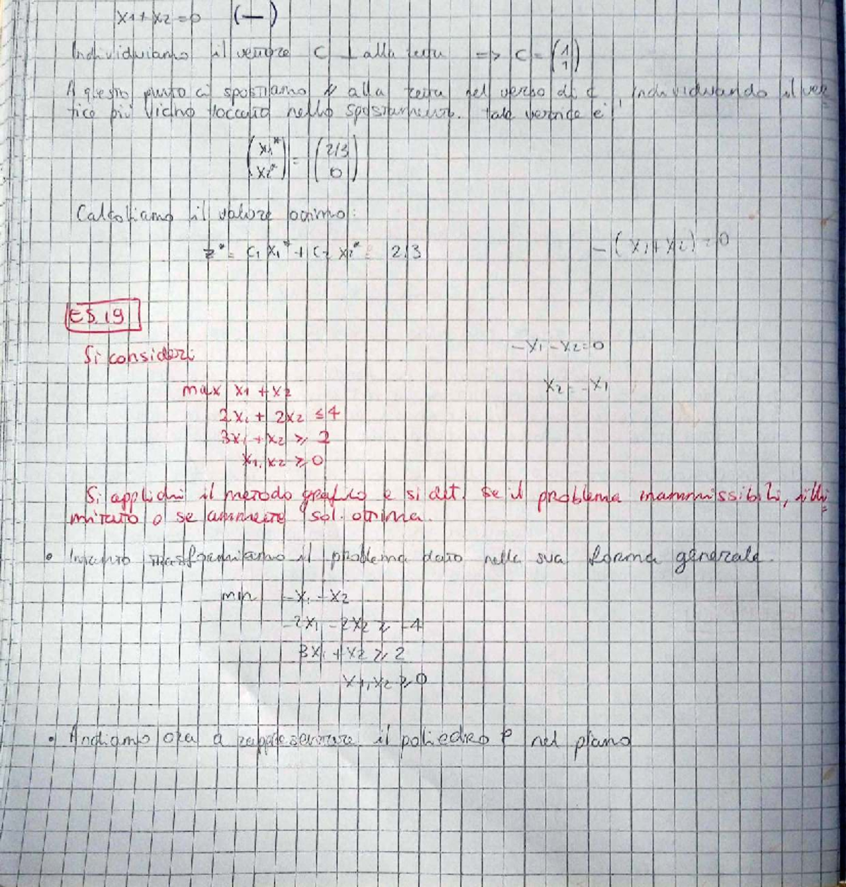 Es19,20,21 - Esercizi Risolti di Ottimizzazione Matematica - Studocu