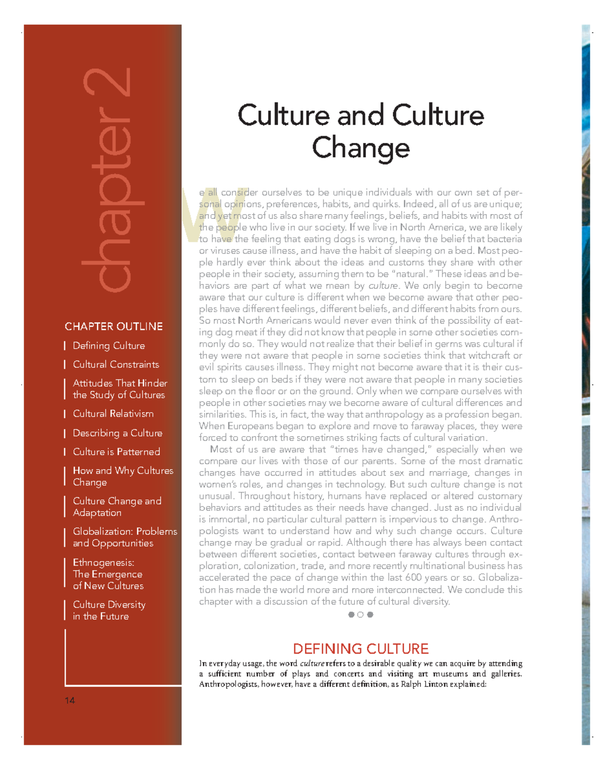 Chapter 2: Understanding Culture and Cultural Change in M02_EMBER1208 ...