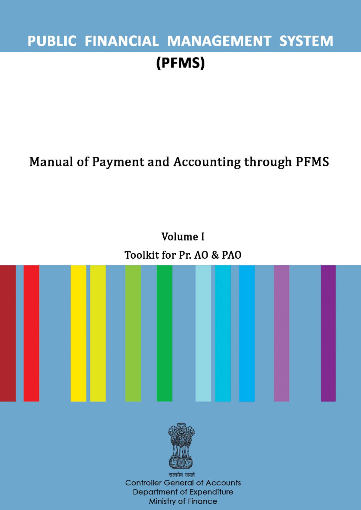 PFMS User Manual Volume I: Payment Process Flow and Registration Guide ...