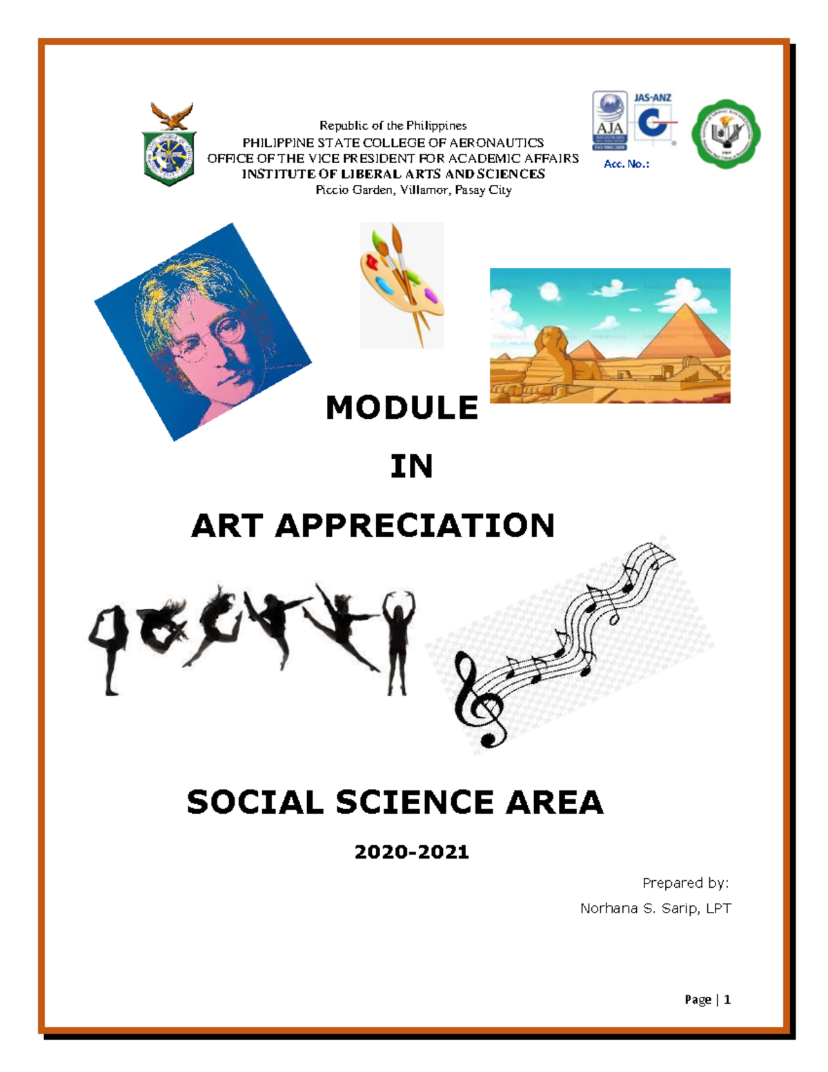 Module 3: Development of Art Forms in Art Appreciation (ART101) - Studocu