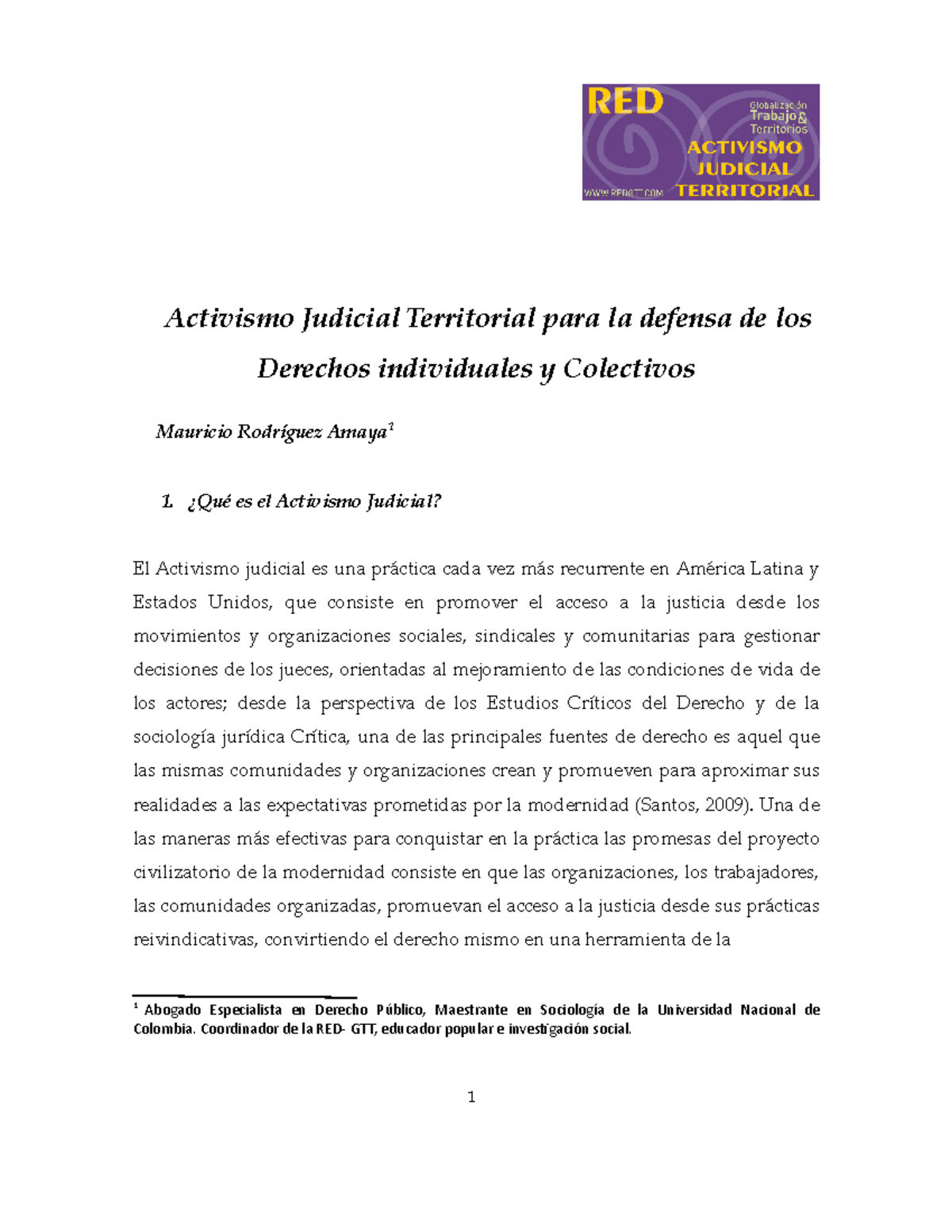 Activismo Judicial Territorial para la Defensa de Derechos CF - Document Preview