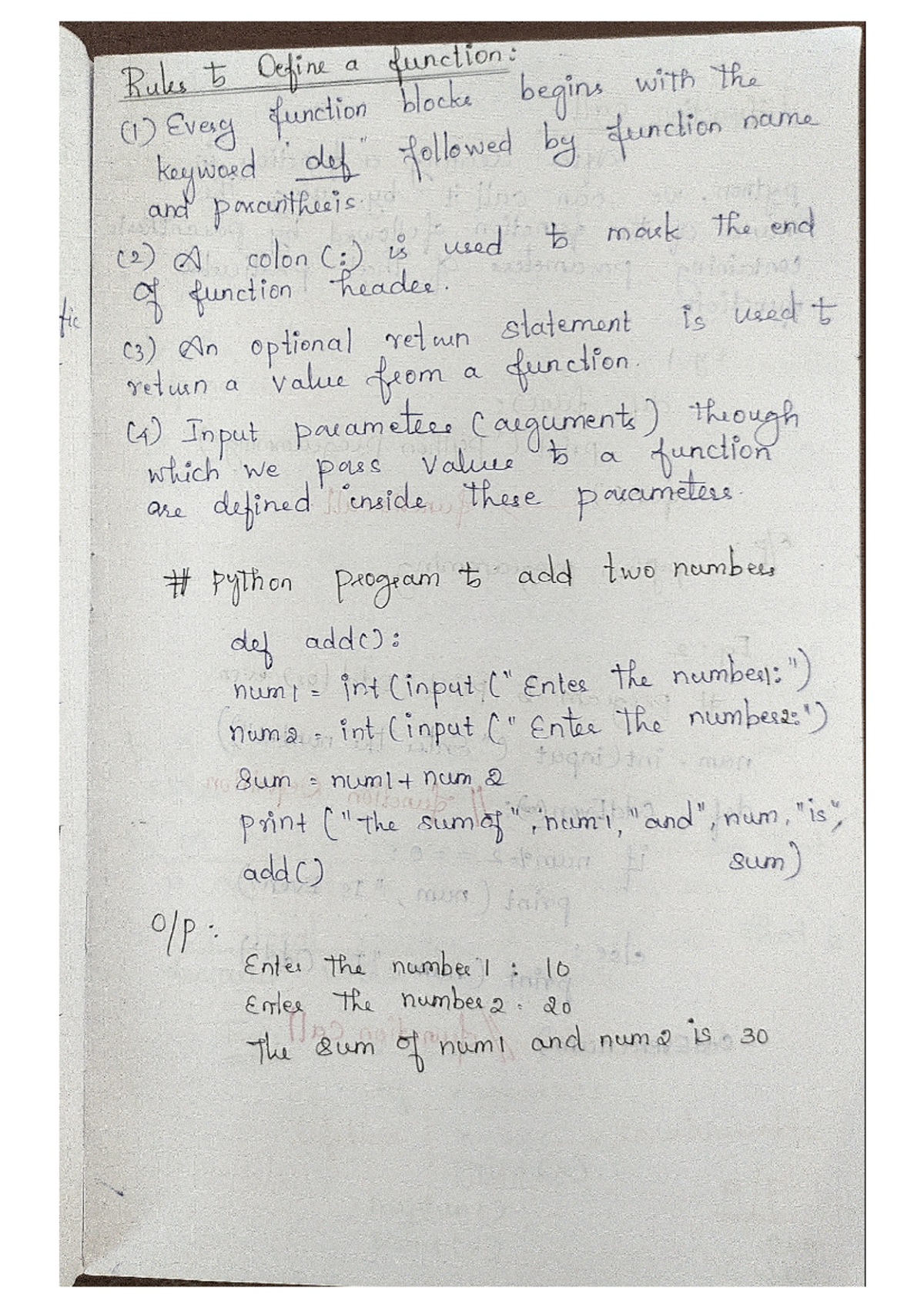 Python Unit 2 Notes: Defining Functions, Recursion, and Lambda ...