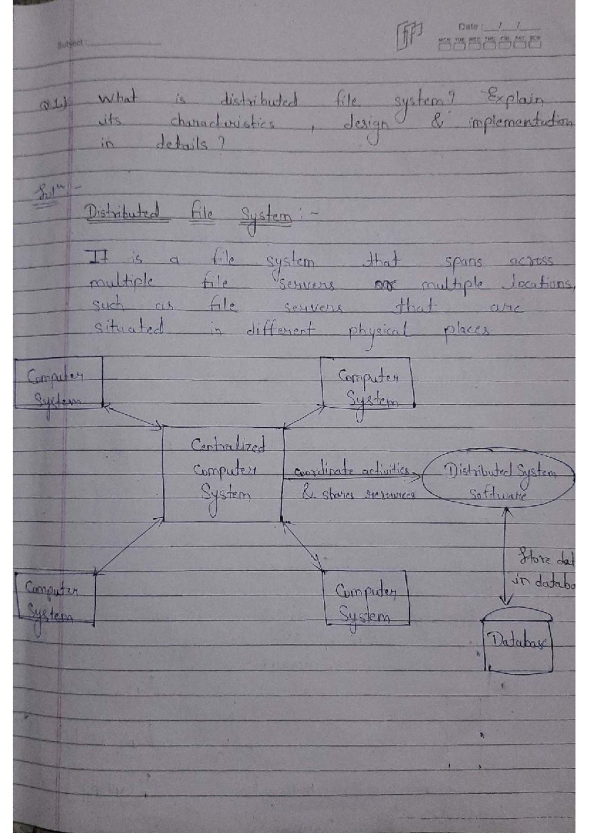 DS Assignment - Important Questions on Distributed Systems Concepts ...