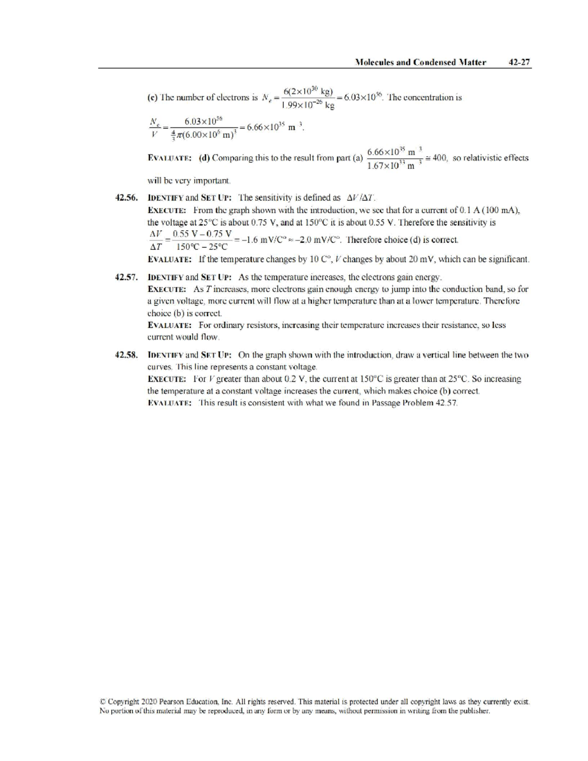 Molecules and Condensed Matter: University Physics Solutions (c) - Studocu