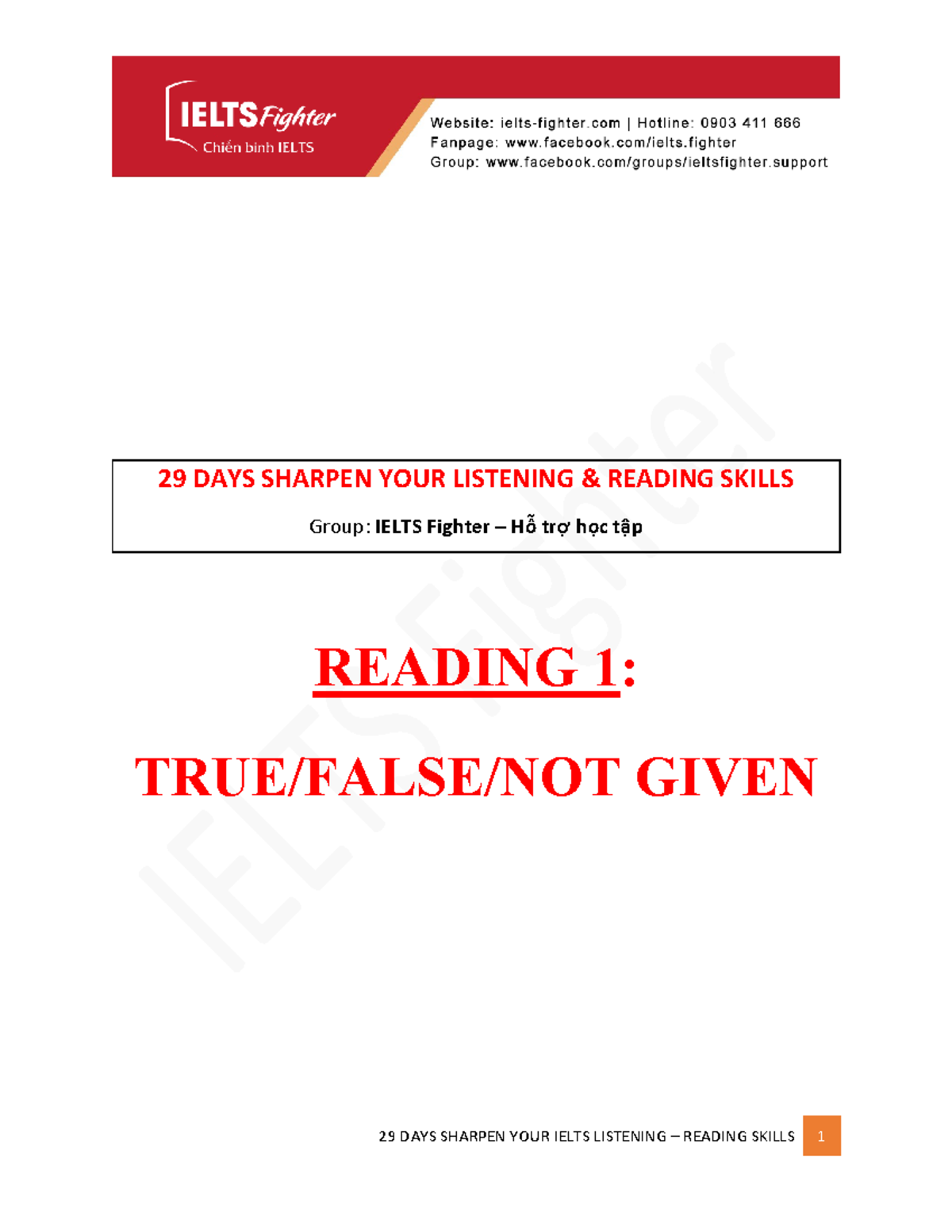 DAY 16 - IELTS Listening & Reading Skills Practice - IELTS Fighter ...