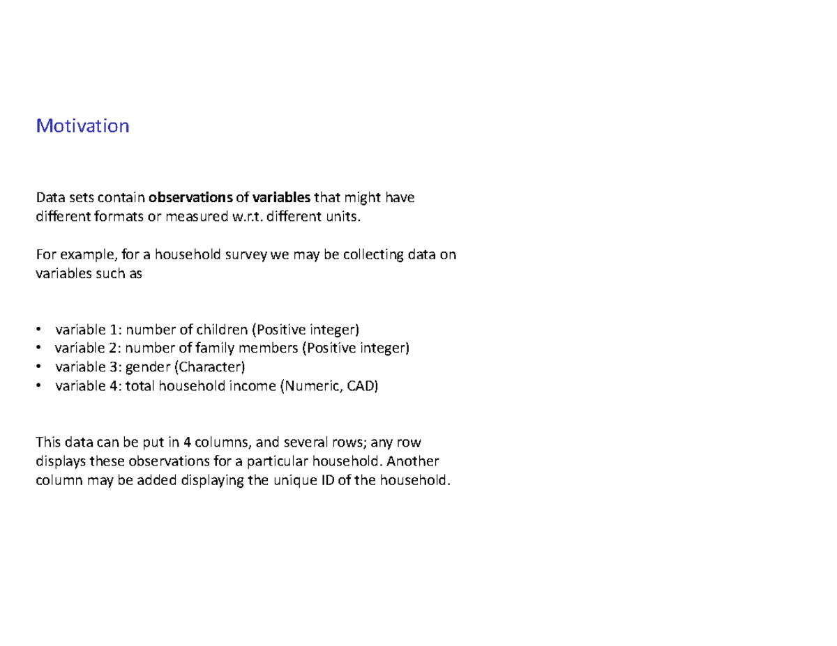 Week 3B - Data Frames and Attributes in R - Studocu