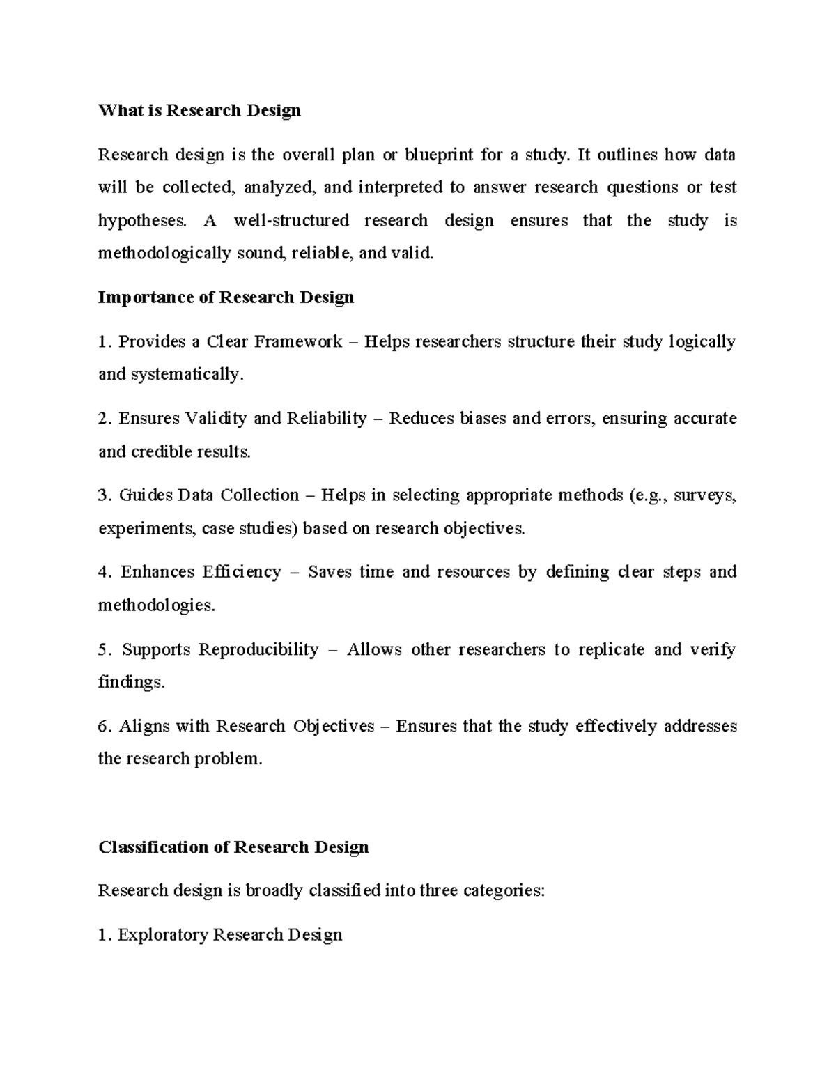 Research Methods 2: Understanding Research Design and Its Importance ...