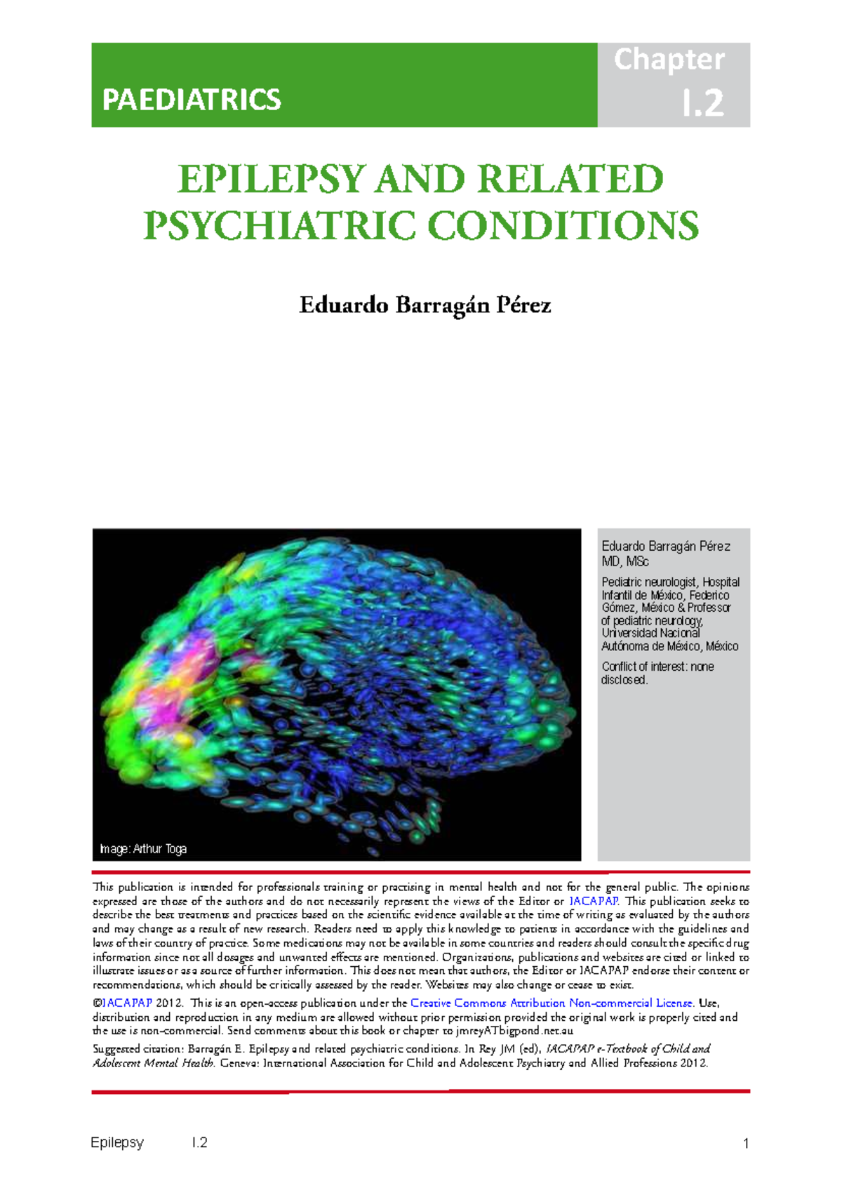 IACAPAP Textbook of Child and Adolescent Mental Health: Epilepsy ...