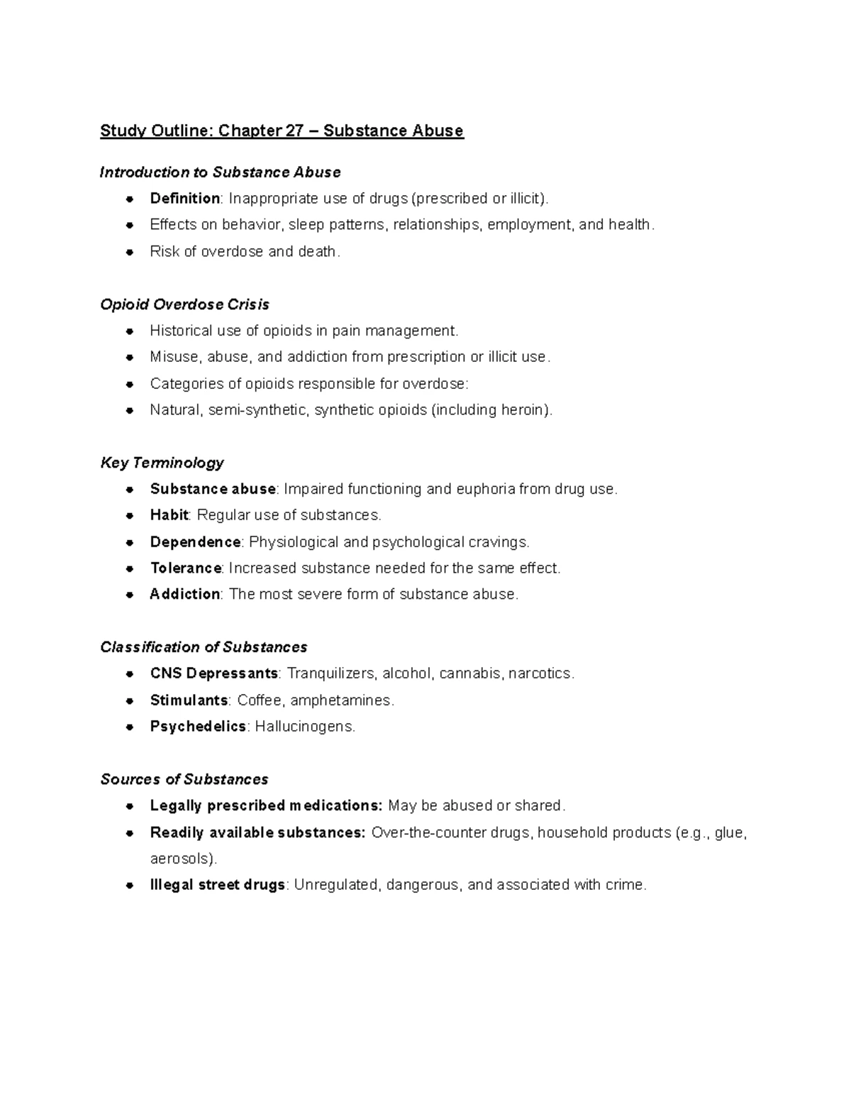 Chapter 14 - Nervous System Disorders Overview and Key Concepts - Studocu