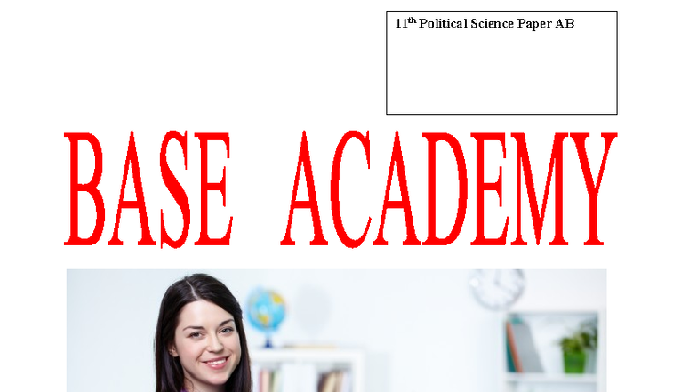 11th Political Science (AB) 2022 - Comprehensive Polity Notes - Studocu