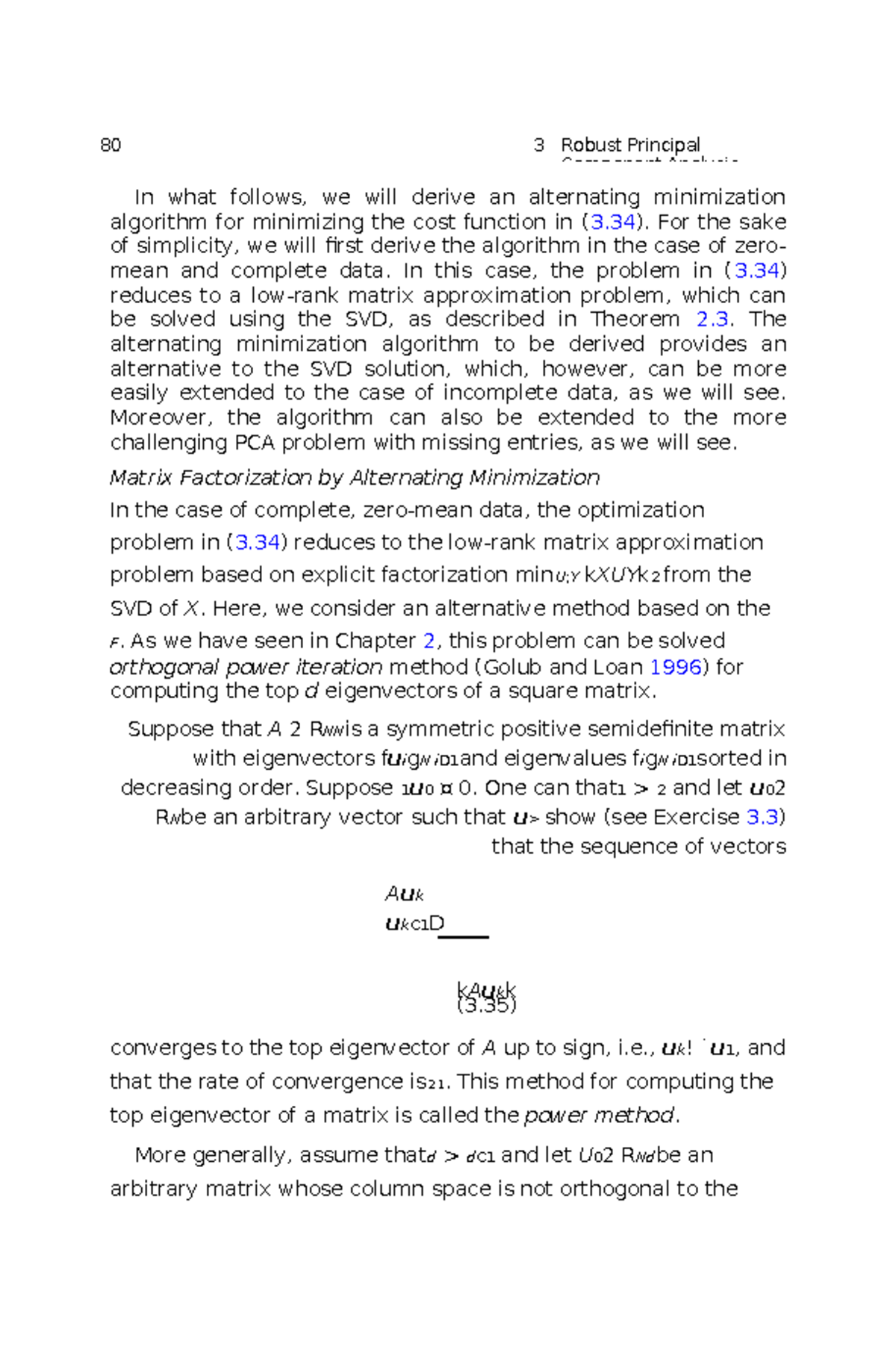 Robust PCA Techniques: Alternating Minimization & Matrix Completion (80 ...
