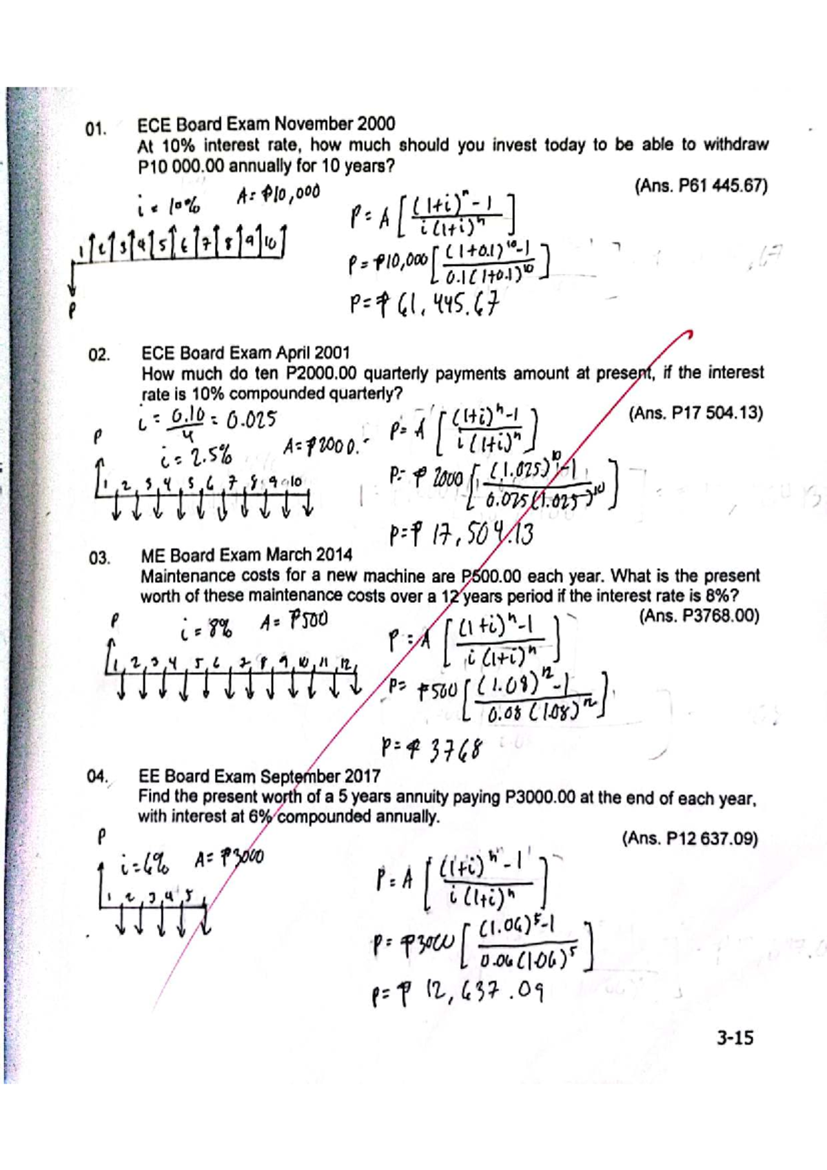 Exercise Set 3: ECE & ME Board Exam Problems and Solutions - Studocu