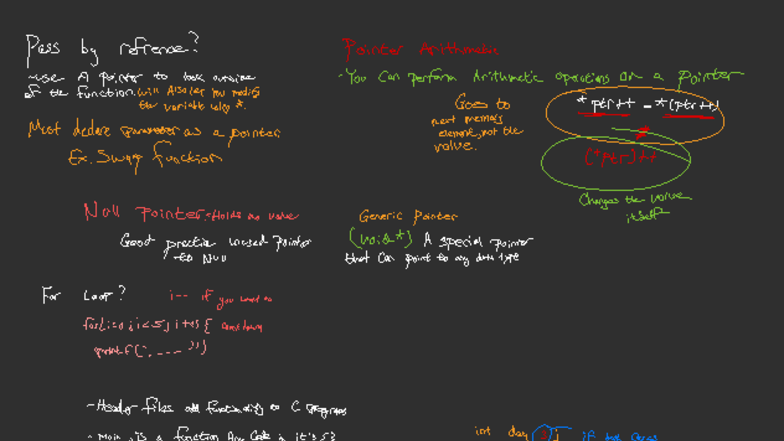 C Programming Notes: Pointers, Functions, and Linked Lists (2024) - Studocu