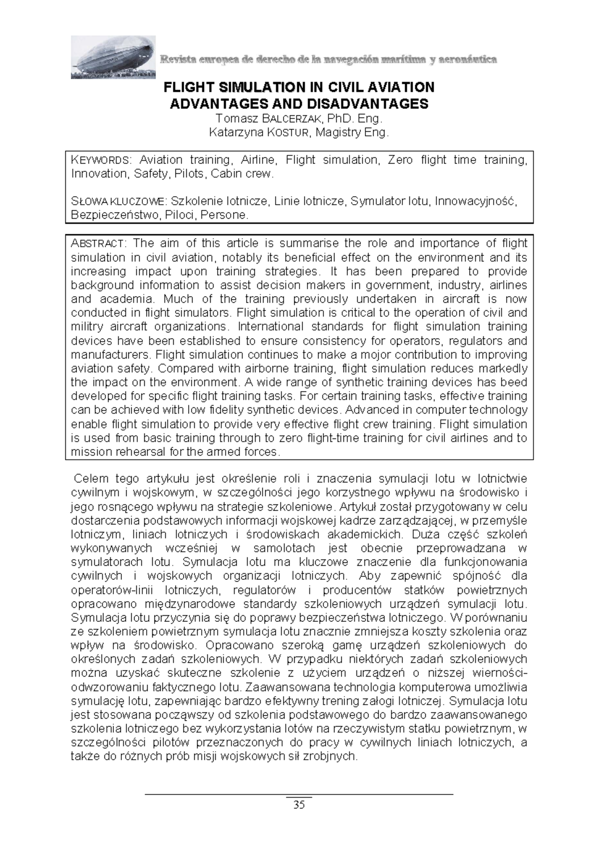 Flight Simulation in Civil Aviation: Key Advantages and Impact ...