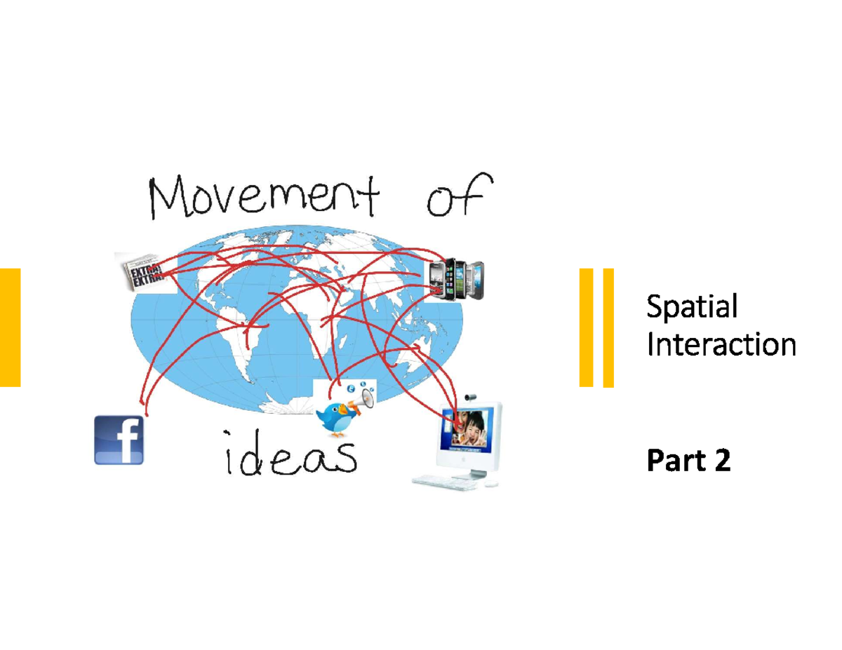 Lecture 08 Spatial Interaction: Human Behavior & Migration Analysis ...
