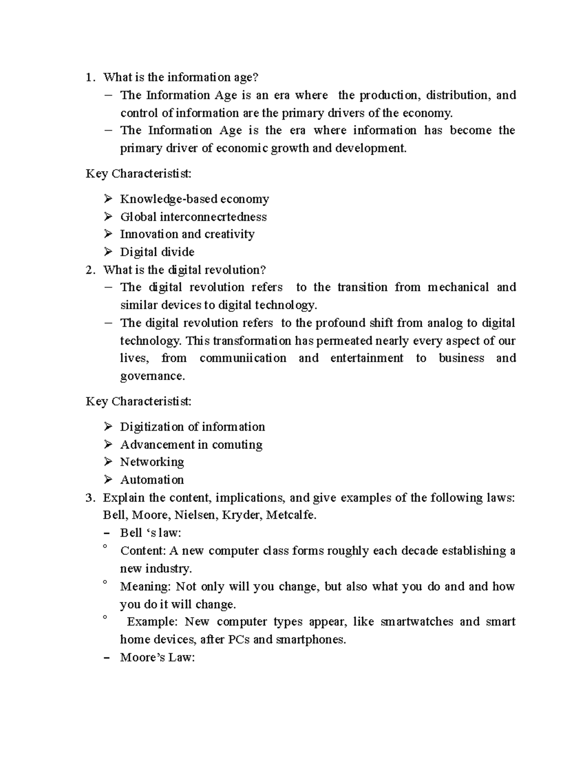 Review C1 - Understanding the Information Age and Digital Revolution ...