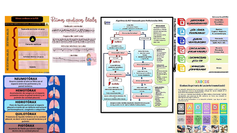 Referencia: Algoritmo de RCP Avanzado PHTLS 2015 y Manejo de Ritmos ...