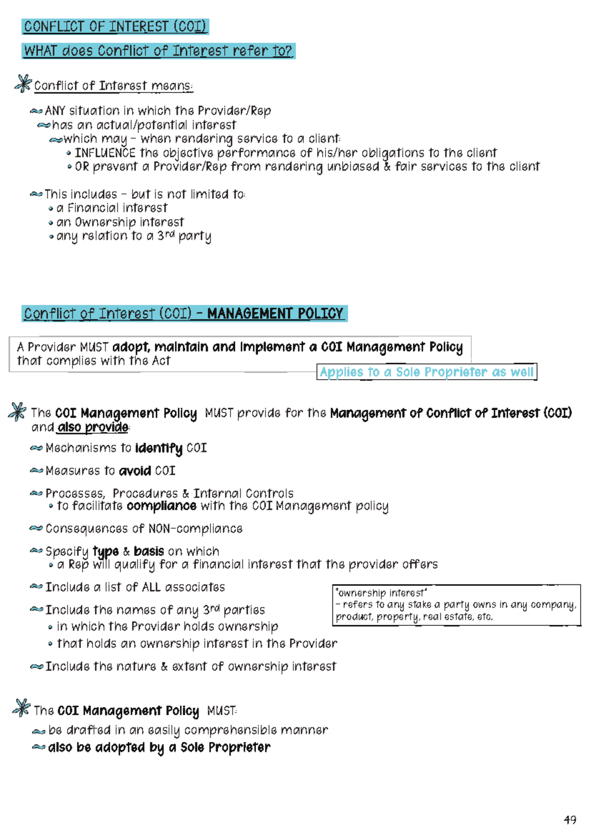 RE5 Manual 2023 Part 9: Conflict of Interest (COI) Management Overview ...
