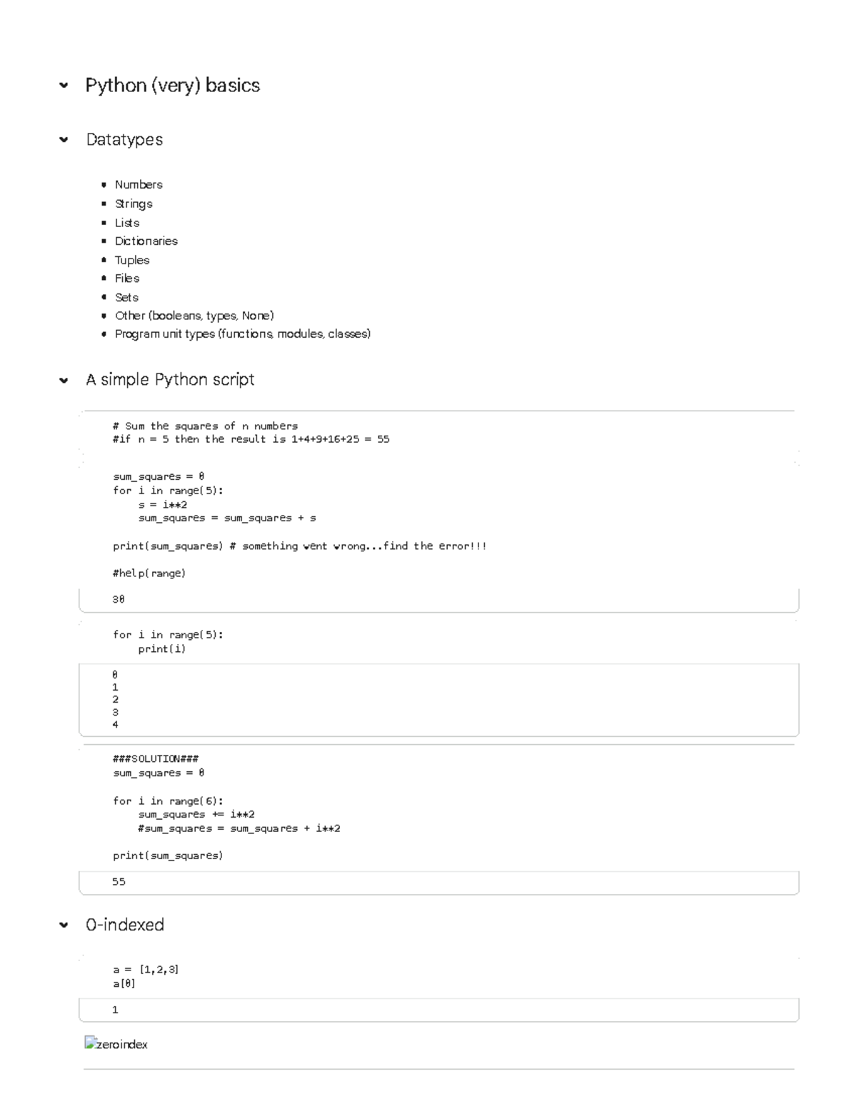Python Basics (01) - Data Types, Functions, and Control Flow - Studocu