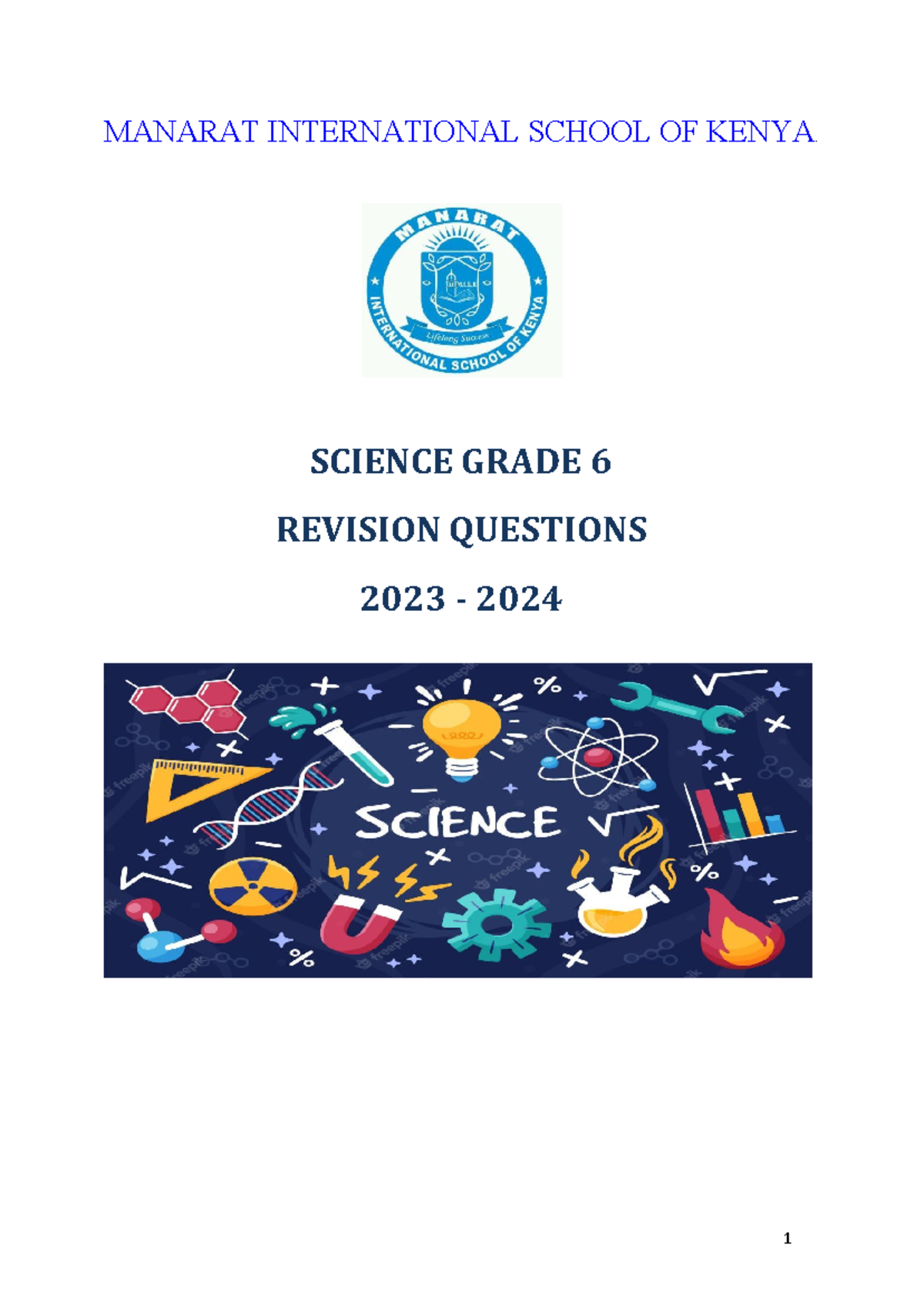 SCIENCE GRADE 6 REVISION QUESTIONS 2023-2024: UNIT 1 - HUMAN BODY - Studocu