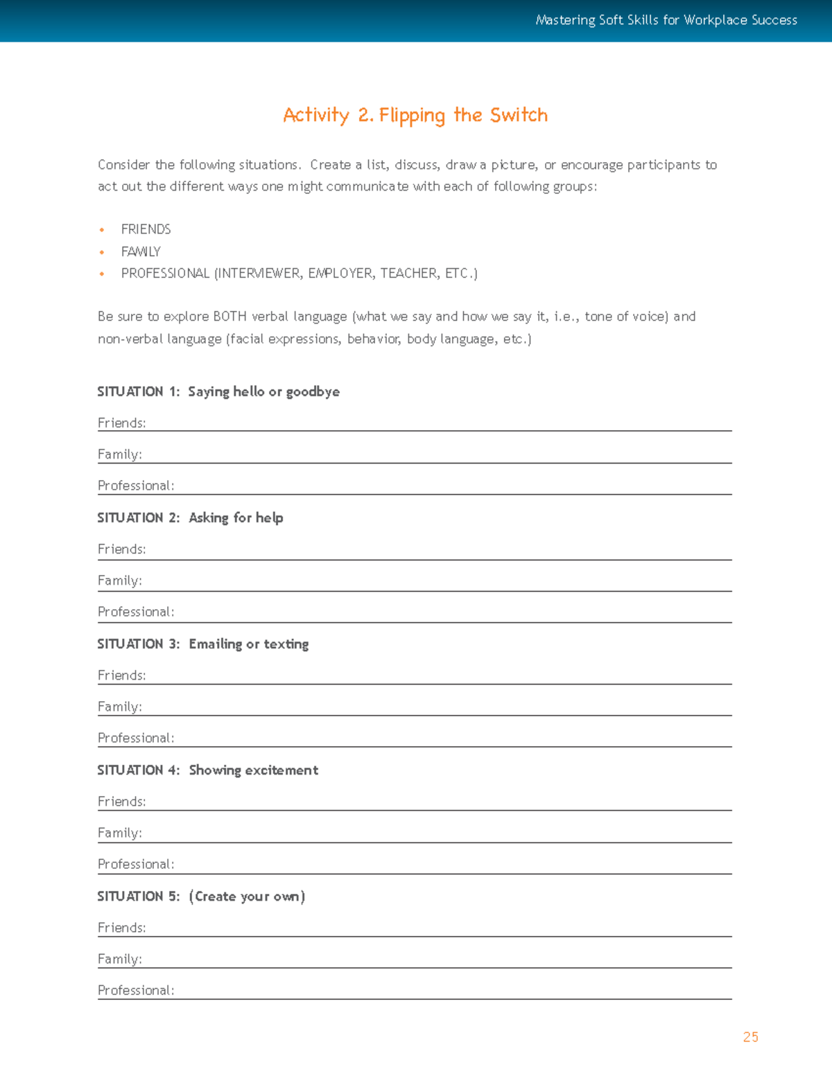 Flipping the switch - Lecture notes - Mastering Soft Skills for ...