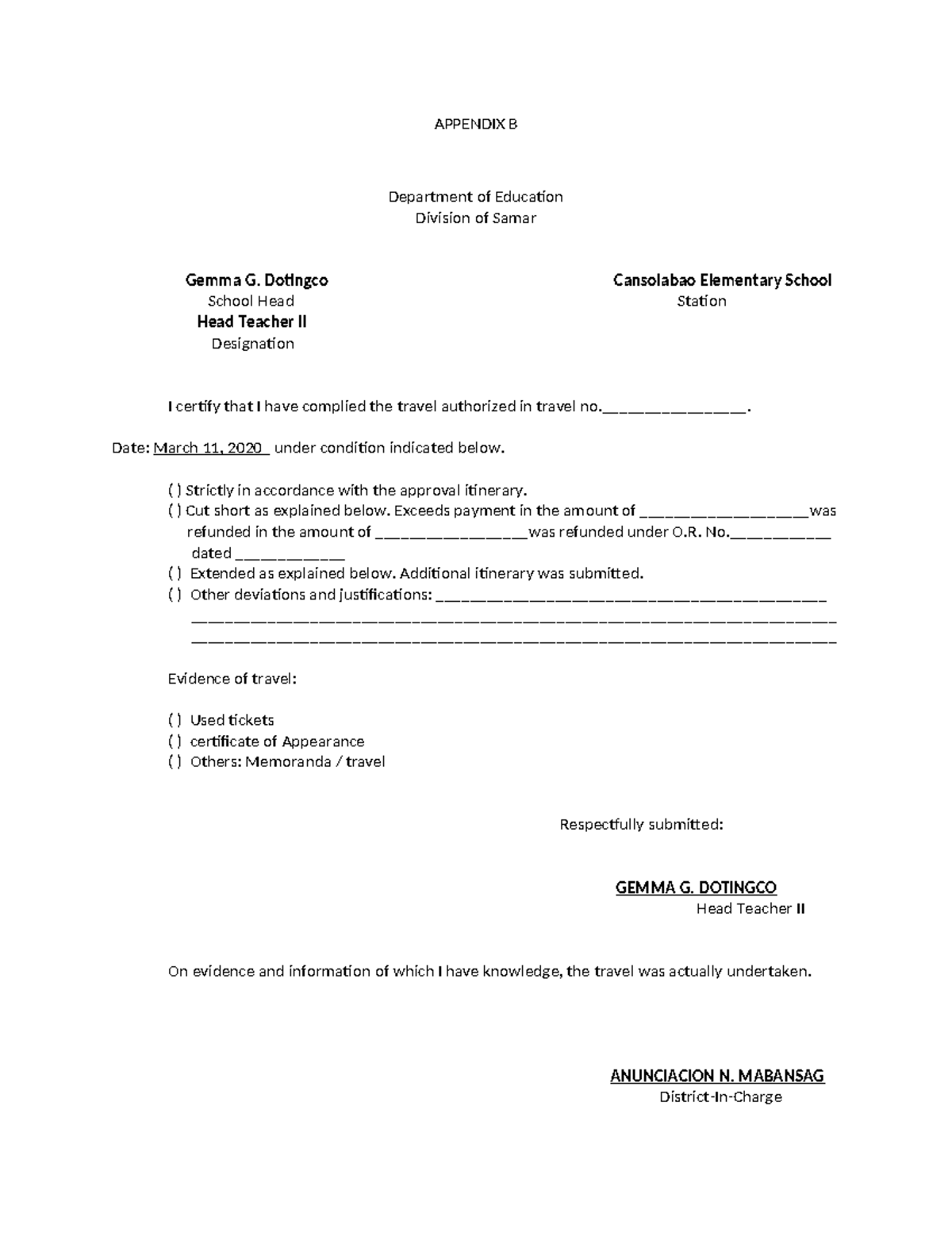 Appendix-B2 - notes - APPENDIX B Department of Education Division of ...